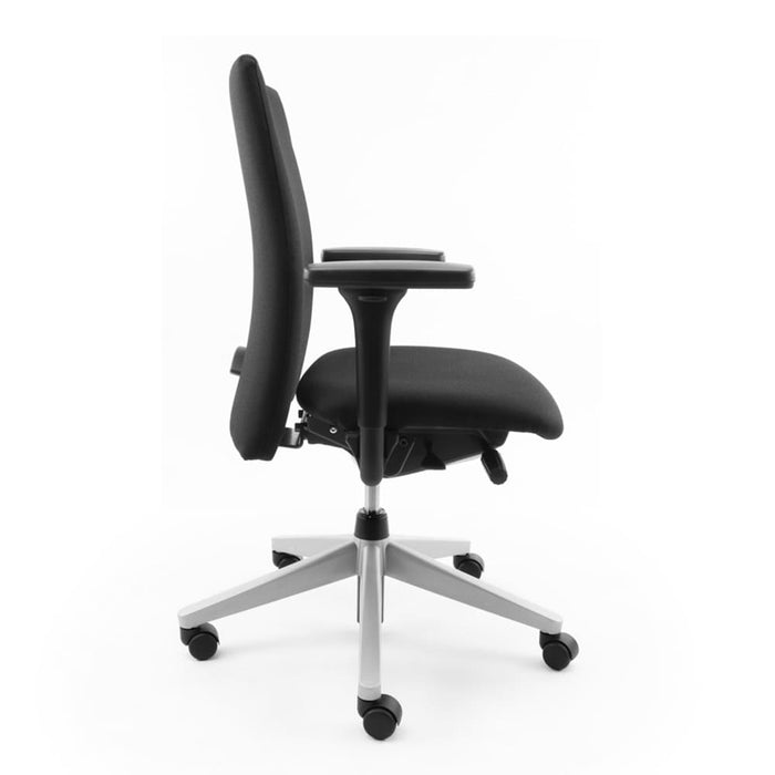 Linea Z1 – Refurbished Ergonomische Bureaustoel in Mirage Zwart