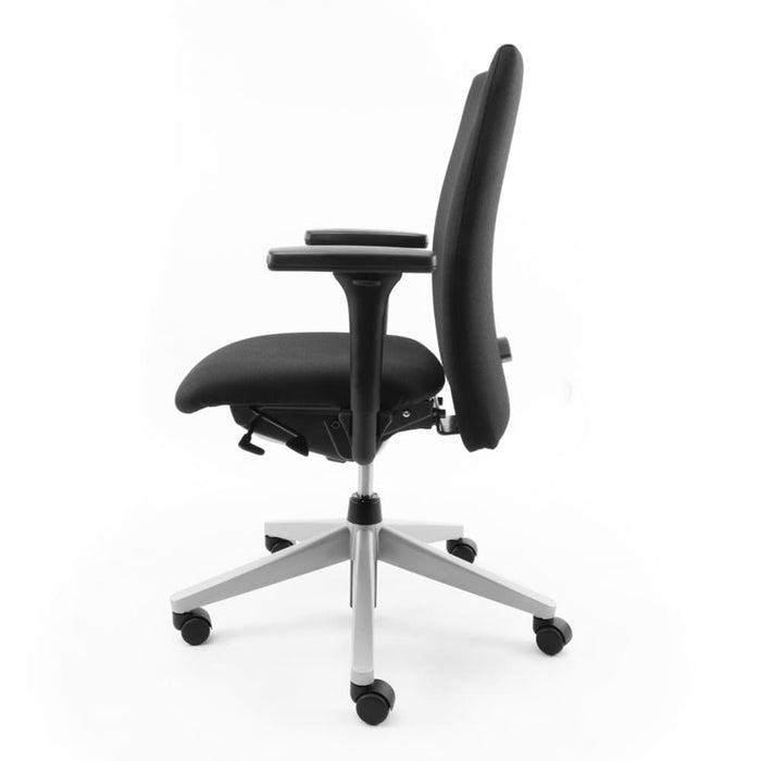 Linea Z1 – Refurbished Ergonomische Bureaustoel in Mirage Zwart