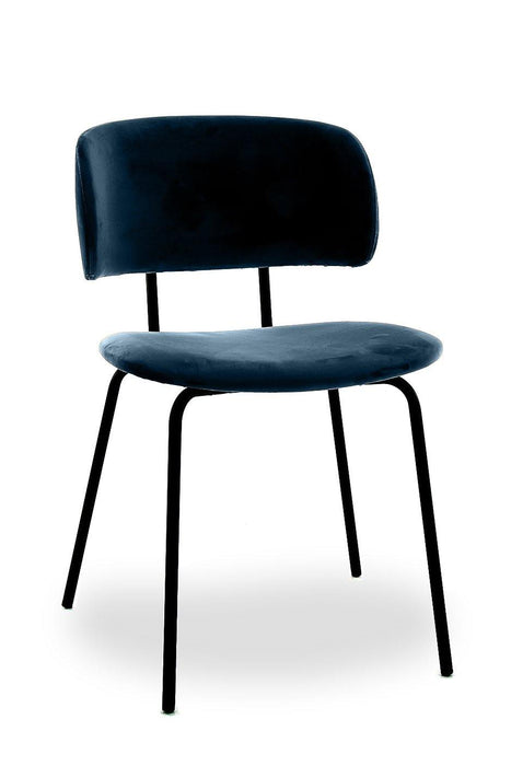 Robuuste stoel velours - Tafelblad.eu